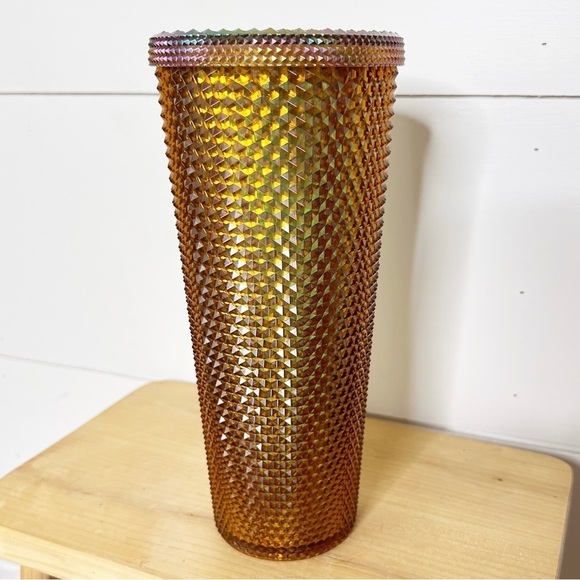 Starbucks Venti Copper Bling Studded Cup 24oz - Picture 2 of 5